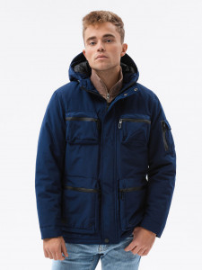 Мъжко зимно яке C450 - navy