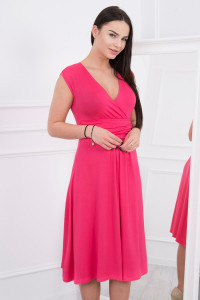 Дамска рокля за бременни Бея 8288 - fuchsia