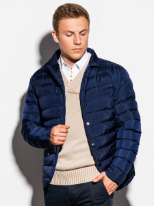 Мъжко пролетно-есенно яке C445 - navy