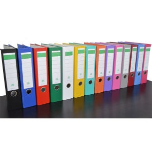Biblioraft plastefiat NOKI bleumarin A4 - 7,5 cm