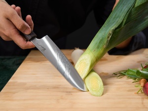 CUTIT SANTOKU 18 CM, RIKITO WATANABE, SAMURAI GOURMET, COOKING BY HEINNER - Img 6