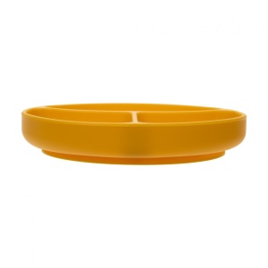 Farfurie compartimentata din silicon cu ventuza, orange, U-Grow - Img 4