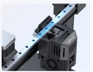 Imprimanta 3D Creality ENDER-3 V3 KE, Precizie +/-0.1mm, Diametru filament: 1.75mm, tip filament compatibil:PLA, PETG, ABS, TPU(95A), ASA, temperatura duza:300 C, duza: :0.4mm, Format: STL/OBJ/AMF,Viteza printare max: 500mm/s, Display 4.3" Touchscreen - Img 2