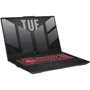 Laptop ASUS TUF Gaming A17 (2023) FA707NUG-HX177, AMD Ryzen 7 7445HS, 17.3 inch, RAM 16GB, SSD 512GB, nVidia GeForce RTX 4050 6GB, No OS, Mecha Gray - Img 3