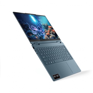 Laptop Lenovo Yoga 7 2-in-1 14AKP10, 14" 2.8K WQXGA+ (2880x1800) OLED 1100nits (peak) / 500nits (typical) Glossy / Anti-fingerprint, 100% DCI-P3, 120Hz, Dolby Vision®, TÜV Low Blue Light, DisplayHDR™ True Black 1000, Glass, Touch, AMD Ryzen™ AI 7 350 (8C - Img 9