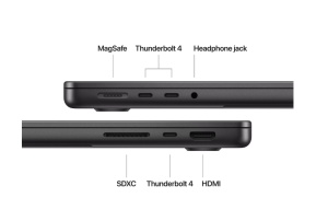 MacBook Pro 14.2"/Apple M4 (CPU 10-core, GPU 10-core, Neural Engine 16-core)/16GB/512GB - Space Black - INT KB - Img 4