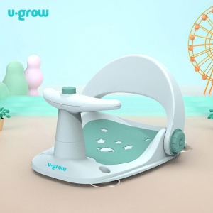 Scaun baie bebe cu ghidon , spatar reglabil , verde, U-Grow - Img 2