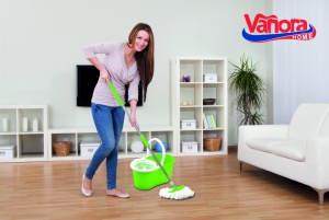 SET CURATENIE PRIMO,MOP ROT. 360,VERDE,VANORA HOME - Img 4