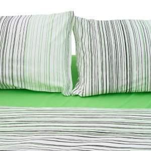 Set de pat,cearceaf cu elastic180x200,Mils - Img 3