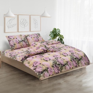 Set de pat king size bumbac,92 gsm,Peony - Img 8