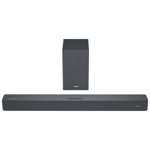 SOUNDBAR HORIZON HAV-S2630W / System 2.1 / Max Audio Power 110W (30W x2 + 50W) / Wireless Subwoofer / Digital Optical / AUX (3.5mm) / HDMI-ARC (CEC) / BT 5.4 / USB Playback / DOT-Matrix Display / Remote + Button Keys / Impedance: 4Ω x2 + 4Ω / Signal to - Img 2