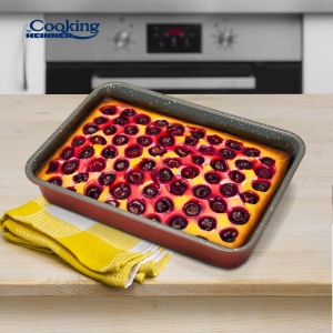 TAVA CUPTOR ACOPERIRE CERAMICA, 35X26X7 CM, ANCA, COOKING BY HEINNER - Img 3