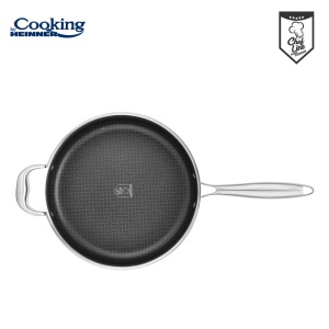 TIGAIE ADANCA INOX +CAPAC STICLA IN 3 STRATURI 28*7.5CM, 4.2 L, TITANIUM3, COOKING BY HEINNER - Img 4