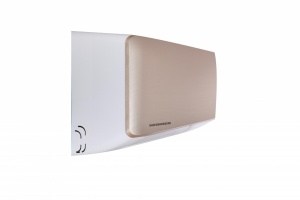 Aparat de aer conditionat HEINNER ONIX HAC-CO12WFN-GD, 12000 BTU, WiFi, clasa energetica: racire A++/incalzire A+, functii: Super-ionizare, "Follow me", ECO, Turbo, filtru cu densitate ridicata, auto curatare, panel auriu. - Img 5