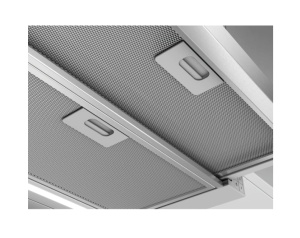 Hota telescopica incorporabila; Seria 600; 60 cm; 1 motor; 3 viteze; 2 filtre de aluminiu lavabile; Putere de absorbtie - 600 mc/h; Inox - Img 2