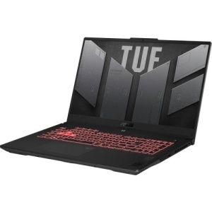Laptop ASUS TUF Gaming A17 FA707NUG-HX159, AMD Ryzen 7 7445HS, 17.3 inch, RAM 16GB, SSD 1TB, nVidia GeForce RTX 4050 6GB, No OS, Mecha Grey - Img 2