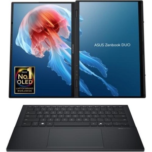 Laptop Asus Zenbook Duo, UX8406CA-QL118X, 14.0-inch, FHD (1920 x 1200)OLED 16:10 aspect ratio, Intel® Core™ Ultra 7 Processor 255H (24M Cache,up to 5.10 GHz), 32GB LPDDR5X on board, 1TB M.2 NVMe™ PCIe® 4.0 SSD,120Hz refresh rate, 400nits, Glossy display, - Img 2