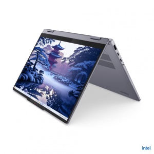 Laptop Lenovo IdeaPad 5 2-in-1 14IAL10, 14" WUXGA (1920x1200) OLED 500nits (peak) / 400nits (typical) Glossy, 100% DCI-P3, 60Hz, TÜV Low Blue Light, DisplayHDR™ True Black 500, Glass, Touch, Intel® Core Ultra 5 225H, 14C (4P + 8E + 2LPE) / 14T, Max Turbo - Img 5