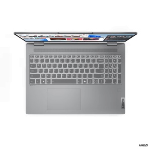 Laptop Lenovo IdeaPad 5 2-in-1 16AHP9, 16" WUXGA (1920x1200) IPS 300nits Glossy, 45% NTSC, 60Hz, TÜV Low Blue Light, Glass, Touch, AMD Ryzen™ 7 8845HS (8C / 16T, 3.8 / 5.1GHz, 8MB L2 / 16MB L3), video Integrated AMD Radeon™ 780M Graphics, RAM 16GB - Img 4
