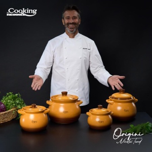 OALA CERAMICA CU CAPAC, 14.5x16 CM, 3 L, NICOLAI TAND, ORIGINI, COOKING BY HEINNER - Img 11
