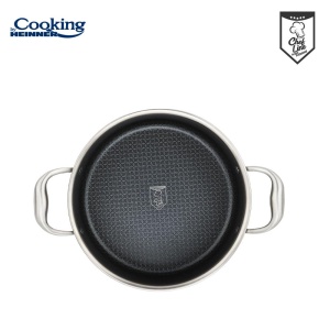 SEMIOALA CU CAPAC, 20x10 CM, 2.8 L TITANIUM3, COOKING BY HEINNER - Img 3