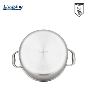 SEMIOALA INOX+CAPAC STICLA IN 3 STRATURI 24x12 CM, 5 L, TITANIUM3, COOKING BY HEINNER - Img 4