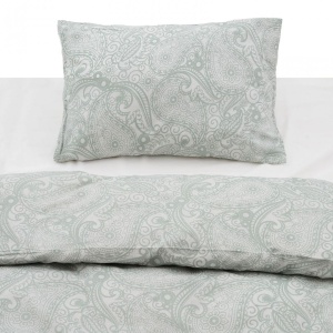 Set de pat single bumbac, 92 gsm,Paisley - Img 4