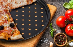 TAVA PIZZA PERFORATA 26 X 1.4 CM,VANORA HOME - Img 2