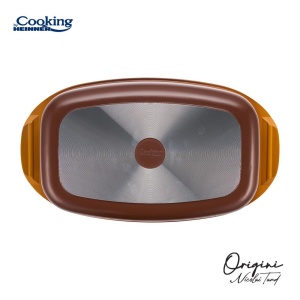TAVA ROASTER DIN ALUMINIU TURNAT + CAPAC 39 X 22.5 X 11 CM, 5.3L, NICOLAI TAND, ORIGINI, COOKING BY HEINNER - Img 5