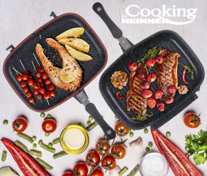 TIGAIE DUBLA DREPTUNGHIULARA, ALUMINIU,32x24x7.5cm, DARK LINE CLASSIC, COOKING BY HEINNER - Img 7