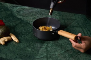 CASEROLA ALUMINIU + CAPAC 16X7.5CM, 1.4L, RIKITO WATANABE, SAMURAI GOURMET, COOKING BY HEINNER - Img 9
