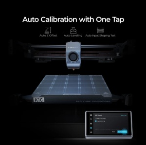 Imprimanta 3D Creality K1C, ( Printare carbon) Tehnologie FDM, viteza printare 600mm/s, Precizie 100 +/-0.1mm, Diametru filament: 1.75mm, tip filament compatibil: ABS, PLA, PETG, PET, TPU, PA, ABS, ASA, PC, PLA-CF, PA-CF, PET-CF, Transfer fisier: USB - Img 2
