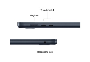MacBook Air 15.3" Retina/Apple M4 (CPU 10-core, GPU 10-core,NeuralEngine 16-core)/16GB/256GB - Midnight - US English (2025) (cto from MW1L3RO/A) - Img 2