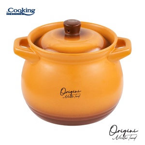 OALA CERAMICA CU CAPAC, 14.5x16 CM, 3 L, NICOLAI TAND, ORIGINI, COOKING BY HEINNER - Img 2