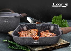 SET GATIT 6 PIESE ALUMINIU TURNAT, PARIS, COOKING BY HEINNER - Img 3