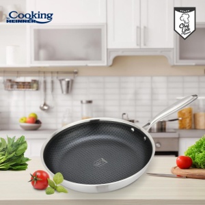 TIGAIE INOX 3 STRATURI, 20X4 CM, TITANIUM3, COOKING BY HEINNER - Img 5