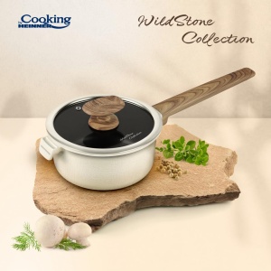 CASEROLA ALUMINIU+CAPAC 18x9 CM, WILD STONE, COOKING BY HEINNER - Img 3