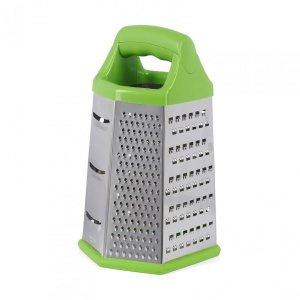 RAZATOARE 6 LATURI,14X12X23 CM, VERDE,VANORA HOME - Img 2