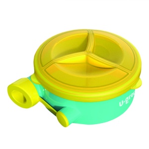 Recipient lapte praf cu 3 compartimente ,250ml, U-Grow - Img 2