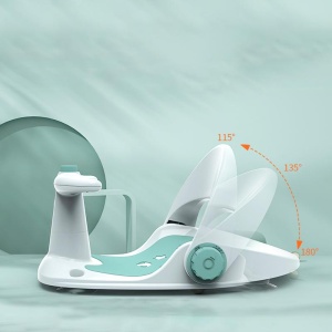 Scaun baie bebe cu ghidon , spatar reglabil , verde, U-Grow - Img 3