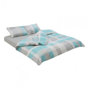 Set de pat king size bumbac,92gsm,Square - Img 3