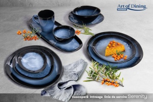 BOL OVAL CERAMICA 20 CM, SERENITY, ART OF DINING BY HEINNER - Img 5