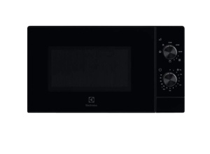 CUPTOR CU MICROUNDE ELECTROLUX EMZ421MMK, Volum brut 21 litri; Volum net 20 litri; 5 trepte de putere; Putere microunde 800 W; Grill; Putere grill 1000 W; Avertizare sonora; Diametru platan 270 mm; Timer mecanic; Negru