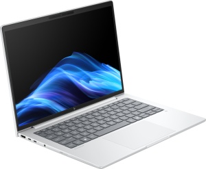 Laptop HP EliteBook 8 G1i cu procesor Intel Core Ultra 7 255U 12-core (1.7GHz up to 5.2GHz, 12MB, 12 TOPS), 14.0 inch WUXGA, 32GB DDR5, SSD 1TB PCIe NVMe, Intel Graphics, Windows 11 Pro 64bit, Glacier Silver, 3yw Offsite - Img 2