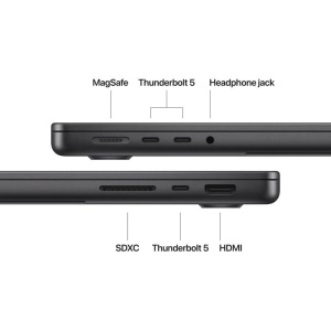 MacBook Pro 14.2"/Apple M4 Max (CPU 16-core, GPU 40-core, Neural Engine16-core)/64GB/1TB -NANO TEXTURE- Space Black - INT KB ( cto from MX2K3RO/A) - Img 3