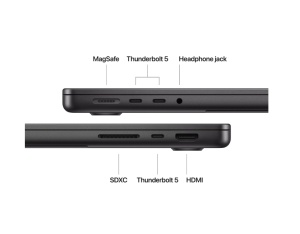 MacBook Pro 14.2"/Apple M4 Pro (CPU 12-core, GPU 16-core, Neural Engine16-core)/24GB/512GB -NANO TEXTURE- Space Black - INT KB ( cto from MX2H3RO/A) - Img 3