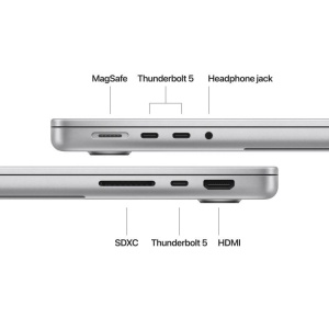 MacBook Pro 14.2"/Apple M4 Pro (CPU 14-core, GPU 20-core, Neural Engine 16-core)/48GB/1TB - Silver- INT KB (cto from MX2F3RO/A) - Img 3