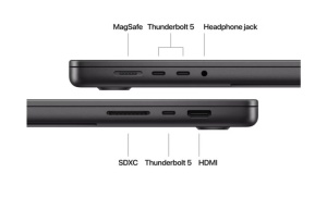 MacBook Pro 16.2"/Apple M4 Max (CPU 16-core, GPU 40-core, Neural Engine 16-core)/64GB/1TB - Space Black - INT KB (cto from MX313RO/A) - Img 3