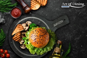 PLATOU ARDEZIE ROTUND CU MANER, 28X20 CM, COOKING BY HEINNER - Img 2
