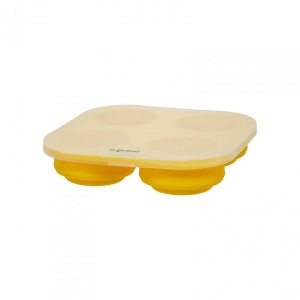 Recipient colapsibil din silicon stocare hrana 4 compartimente, 240 ml, U-Grow - Img 4